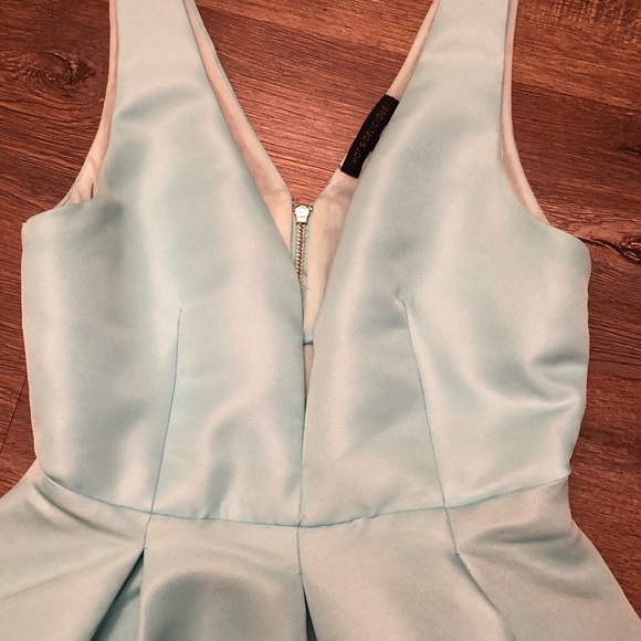 Structured Blue Dress - Picture 2 of 6